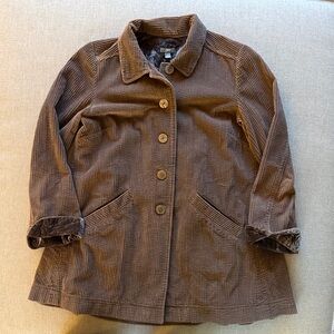 JJill Corduroy Jacket with Velvet Cuffs
